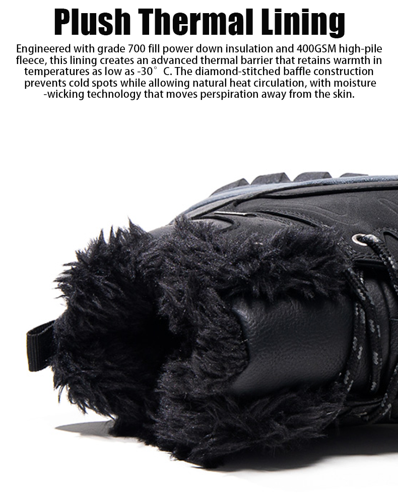 (⏰Limited Time Sale 70% OFF) Men's Orthopedic Hiking Boots - Safe and Comfortable Work Boots - Waterproof, Slip-resistant, Impact-resistant, and Puncture-resistant - Wide Toe